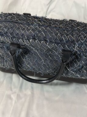 Bottega Veneta Distressed Denim Bag